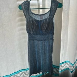 Walmart blue floral dress